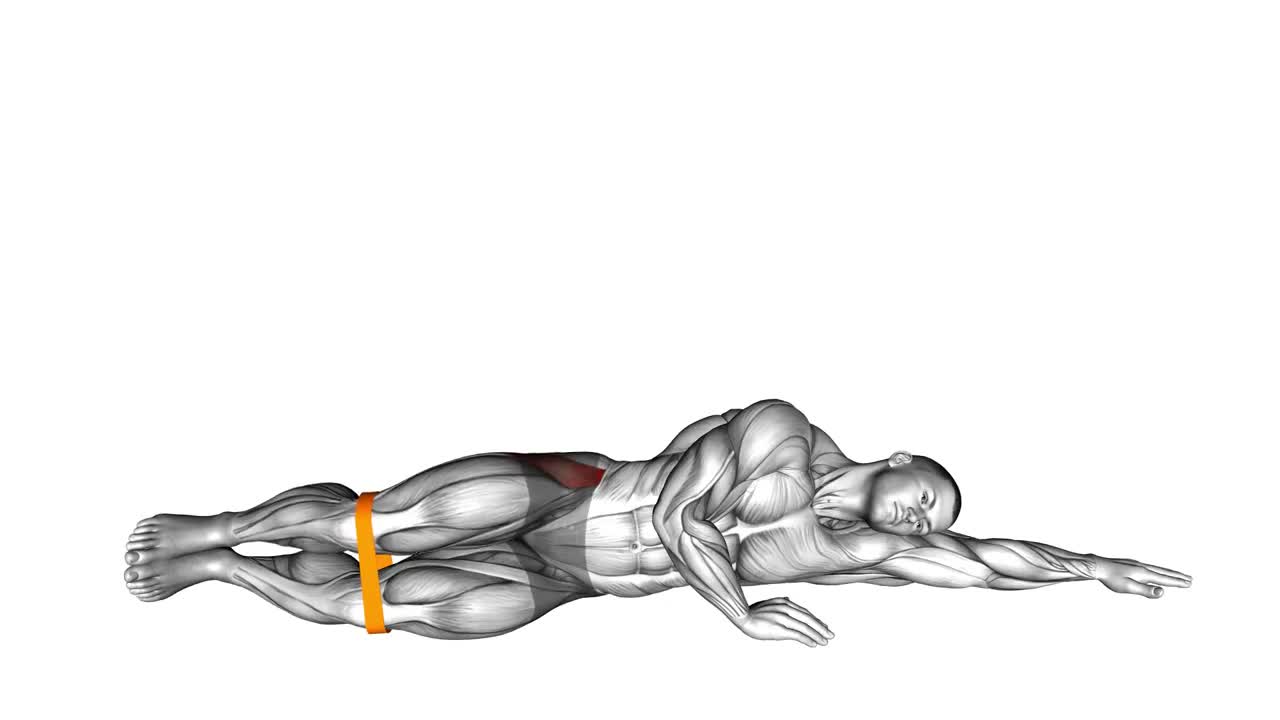 Resistance Band Clamshell form demonstration