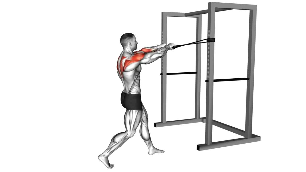 Resistance Band Face Pull form demonstration