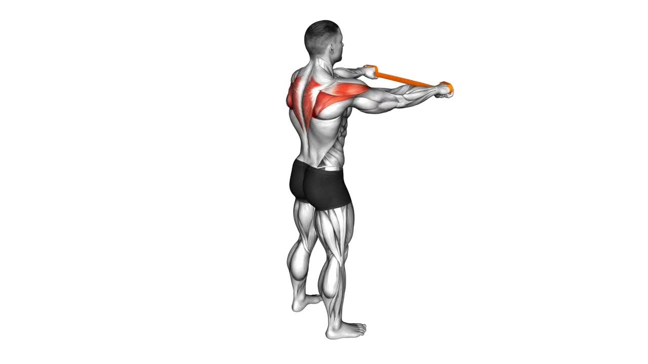 Resistance Band Pull Apart form demonstration