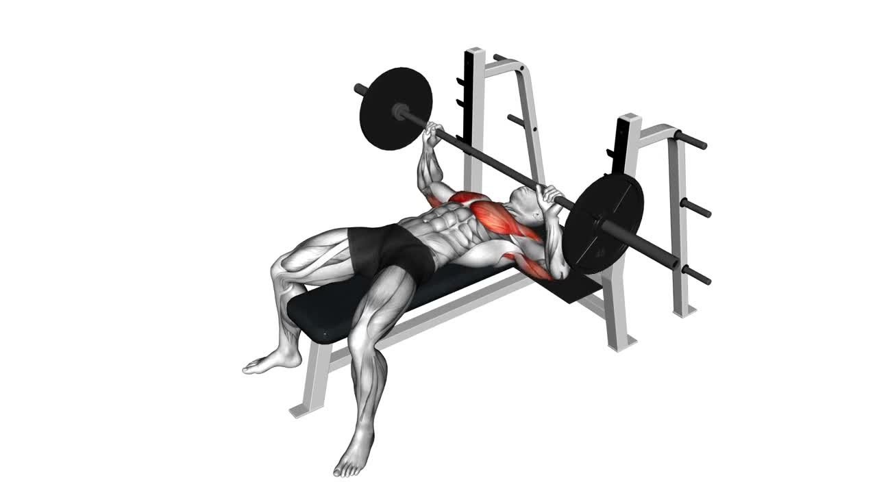Barbell Bench Press form demonstration