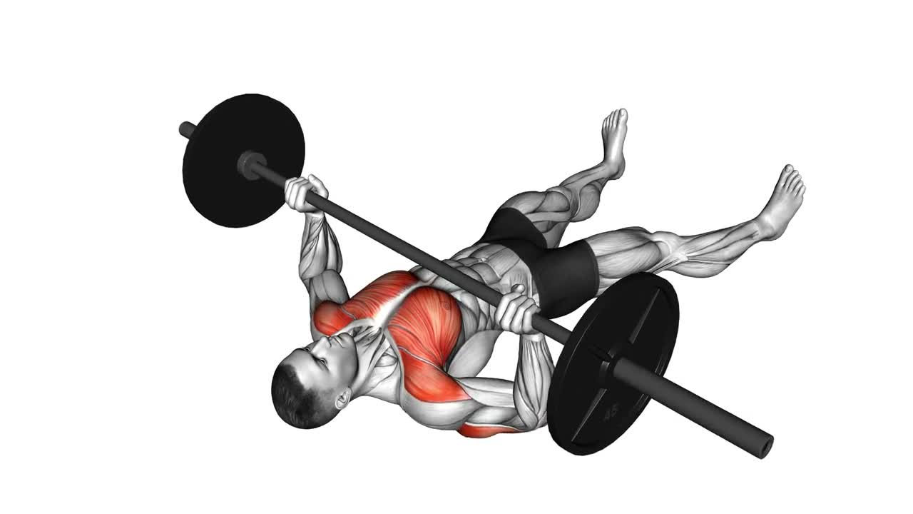 Barbell Floor Press form demonstration