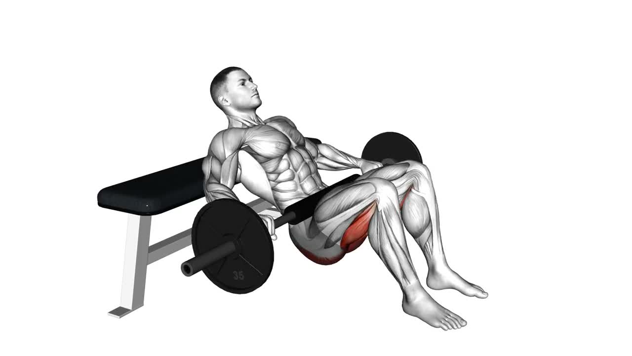 Barbell Hip Thrust form demonstration
