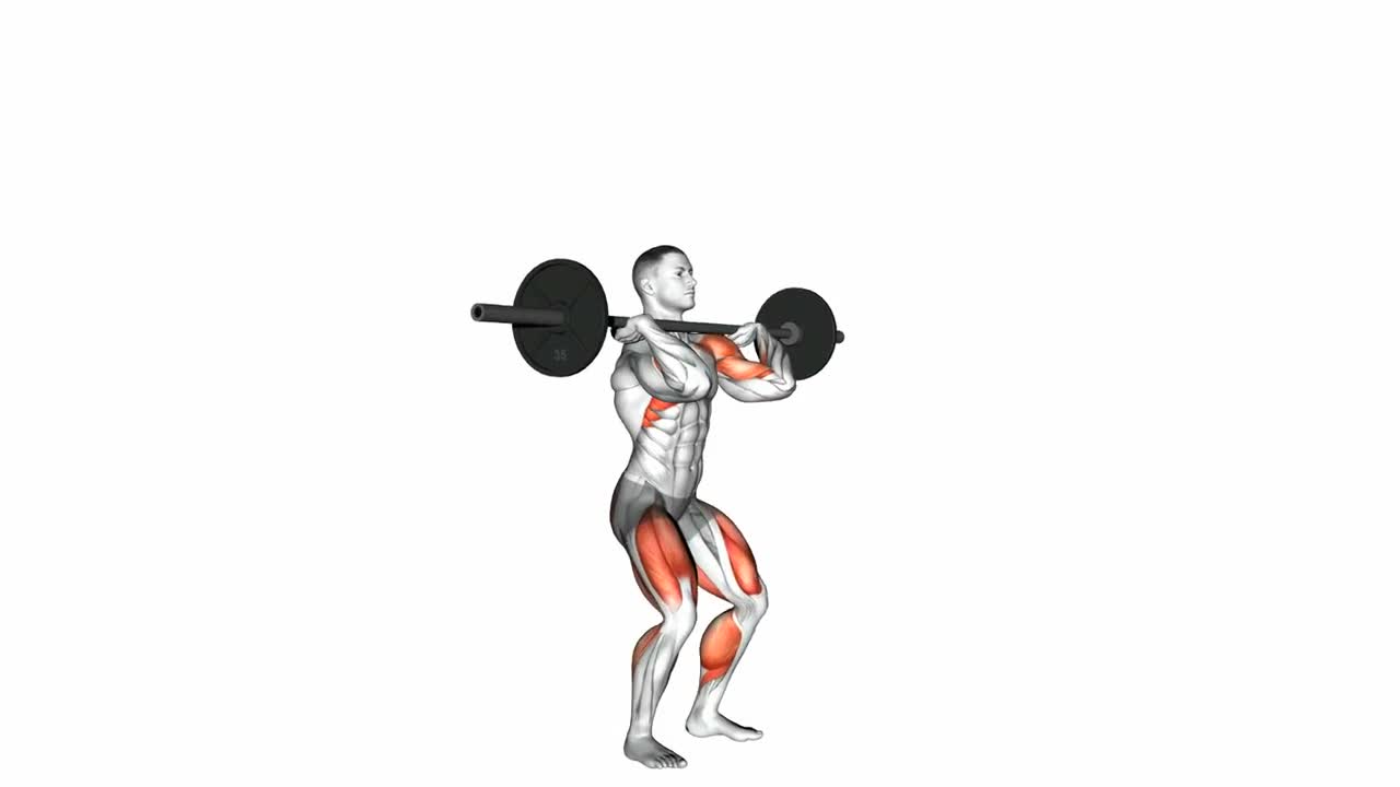Barbell Push Press form demonstration