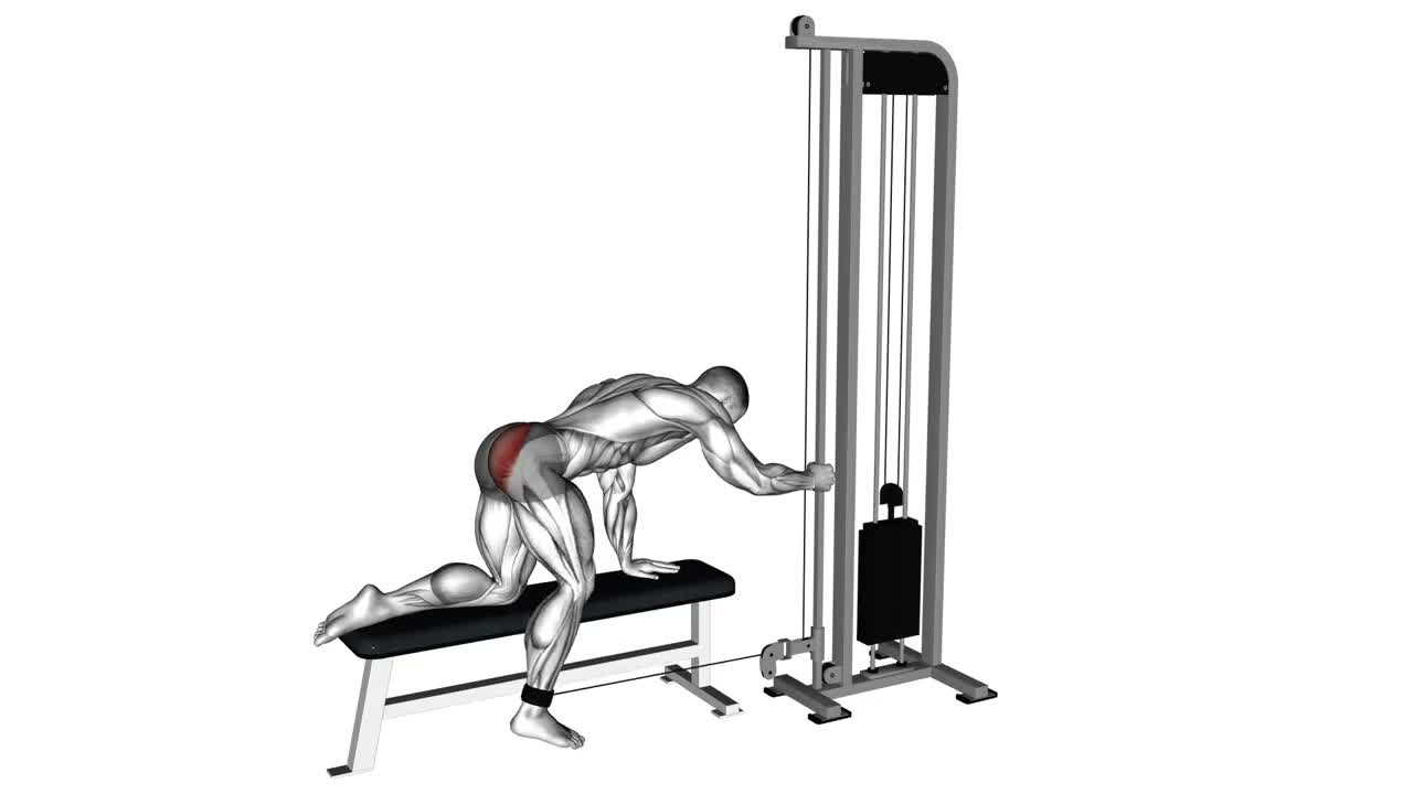 Cable Glute Kickback form demonstration