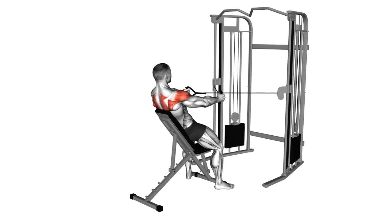 Cable Rear Delt Fly form demonstration
