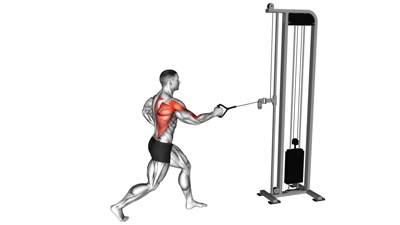 Cable Single Arm Row form demonstration