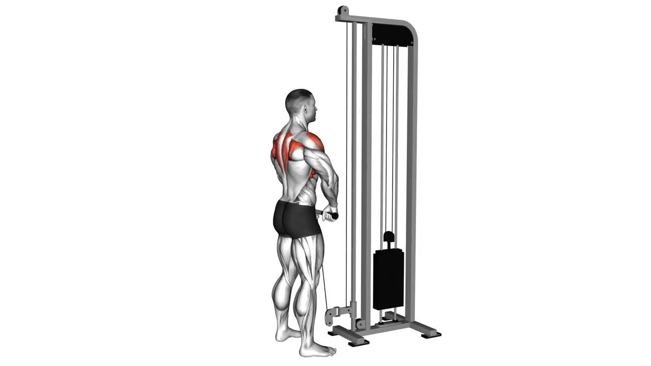 Cable Upright Row form demonstration