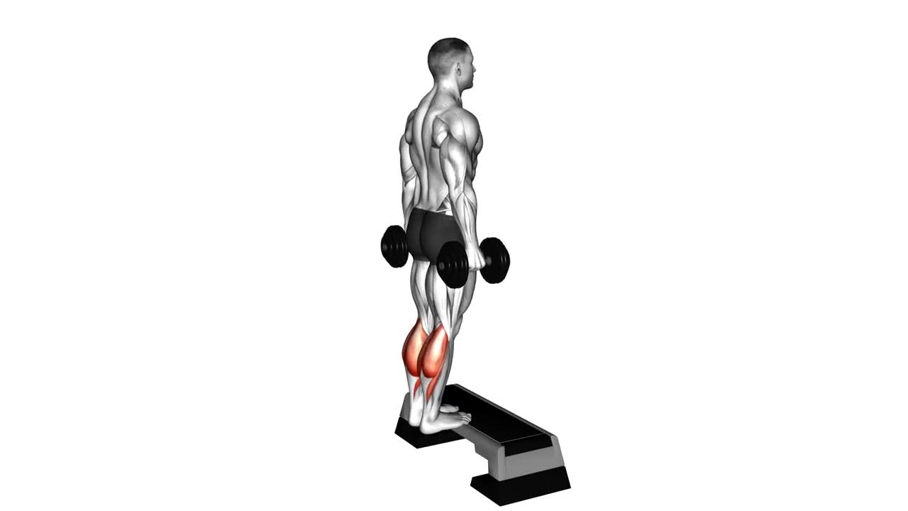 Dumbbell Calf Raise form demonstration