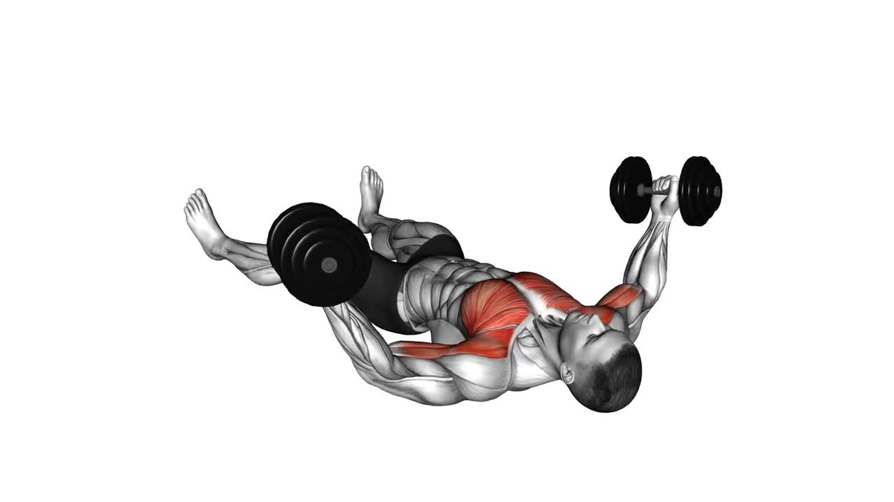 Dumbbell Chest Fly Floor form demonstration
