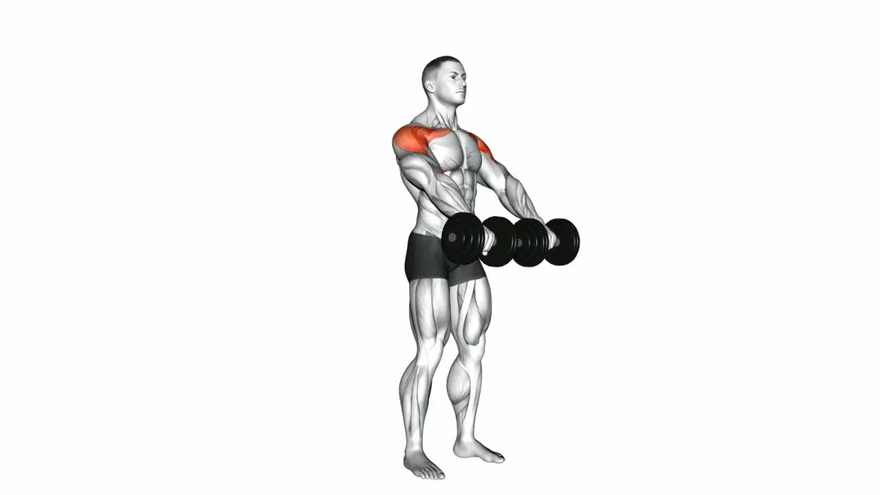 Dumbbell Front Raise form demonstration