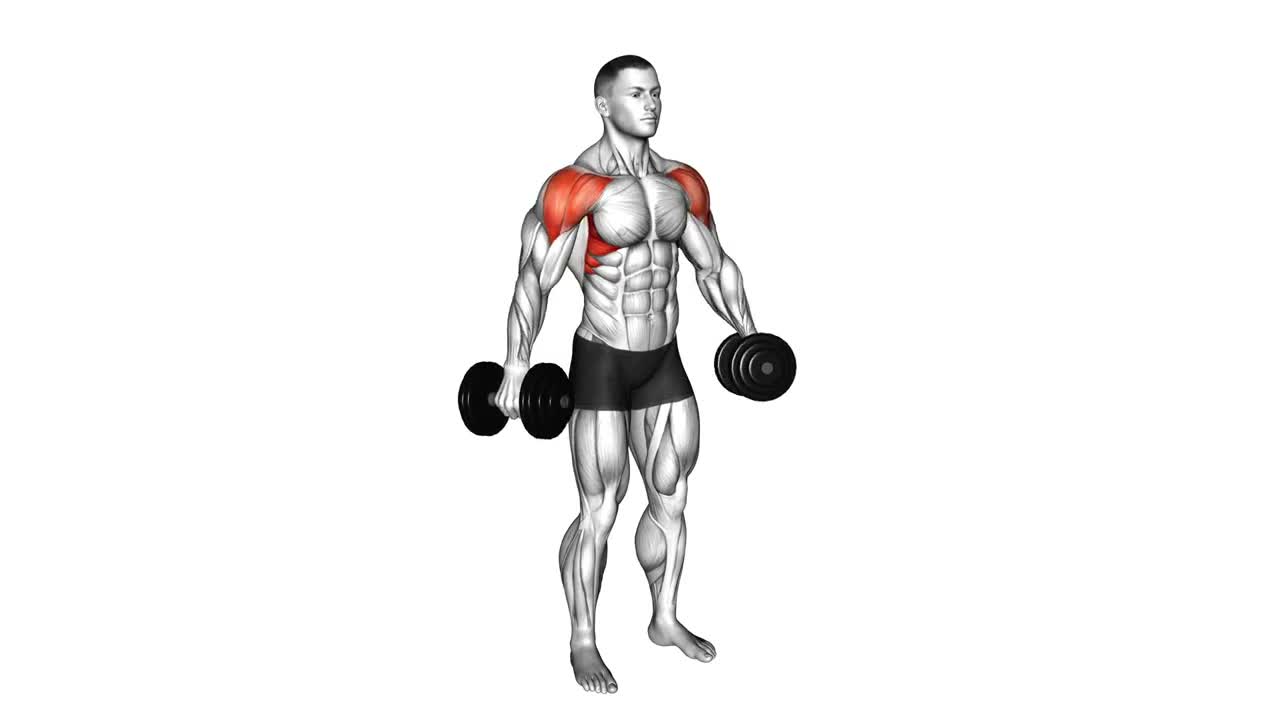 Dumbbell Lateral Raise form demonstration