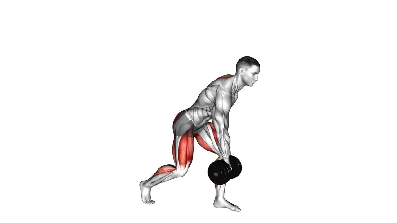 Dumbbell Single Leg Deadlift form demonstration