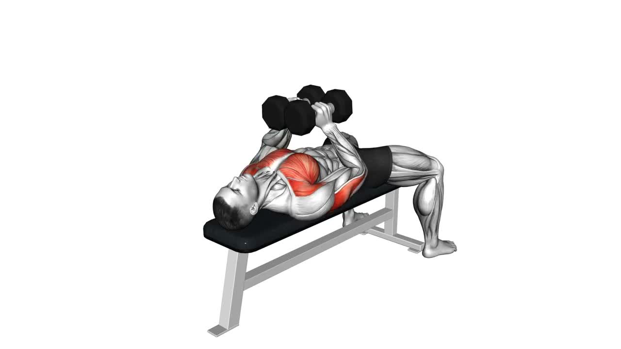 Dumbbell Squeeze Press form demonstration