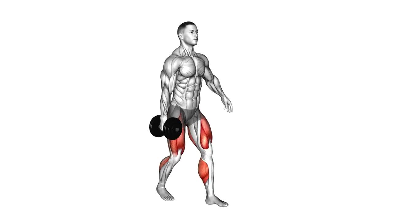 Dumbbell Suitcase Carry form demonstration