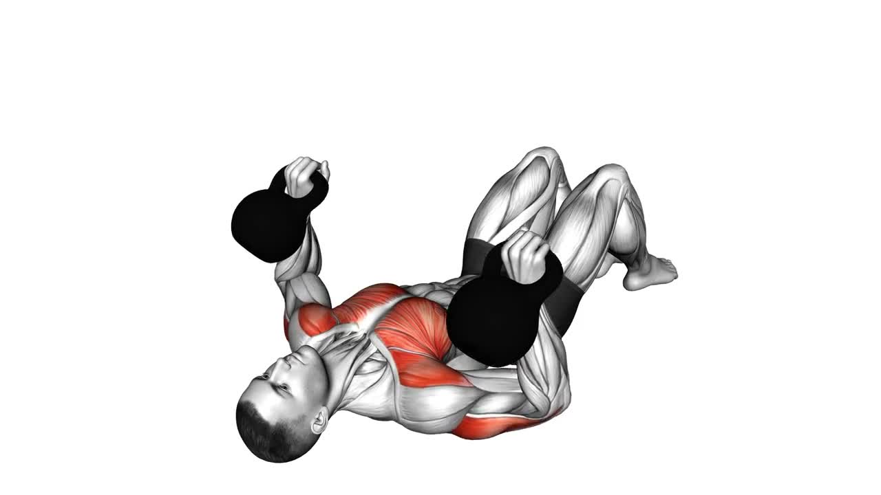 Kettlebell Floor Press form demonstration
