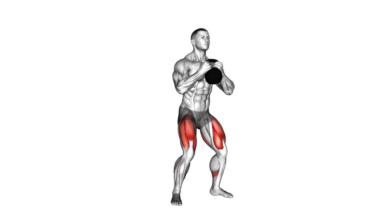 Kettlebell Goblet Squat form demonstration
