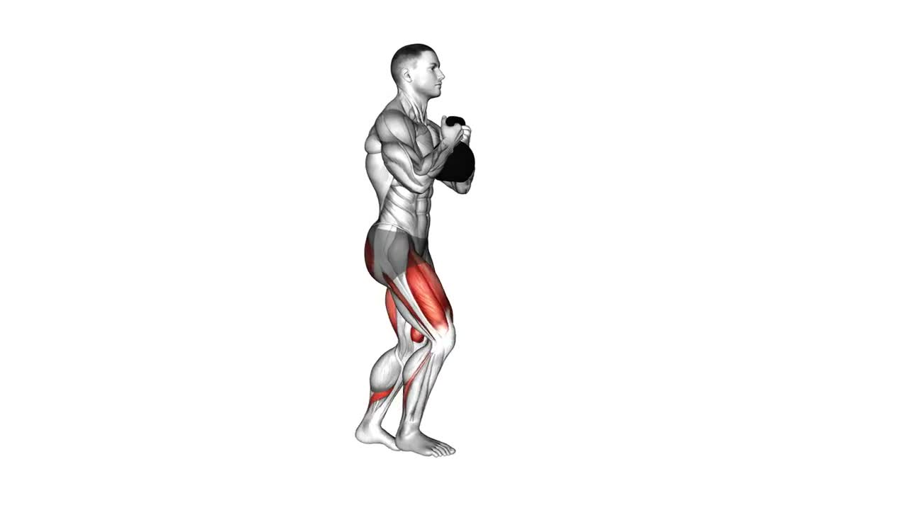 Kettlebell Lunge form demonstration