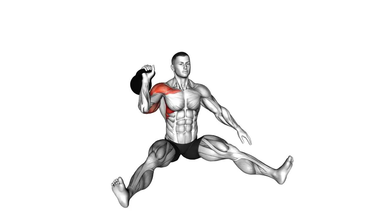 Kettlebell Overhead Press form demonstration