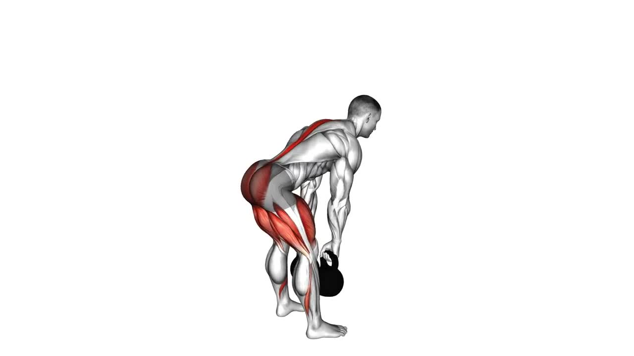 Kettlebell Romanian Deadlift form demonstration