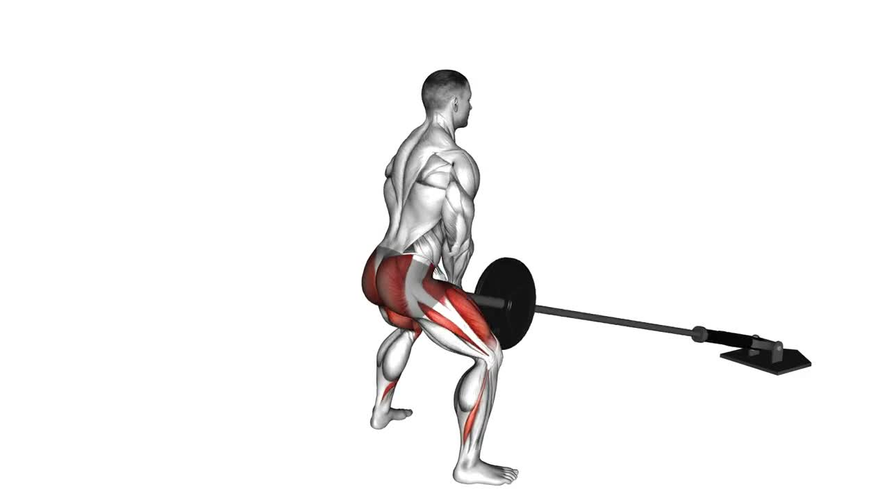 Landmine Sumo Squat form demonstration