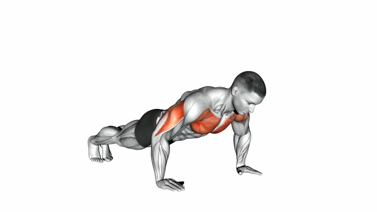 Push Up form demonstration