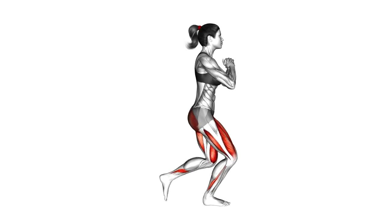 Reverse Lunge form demonstration