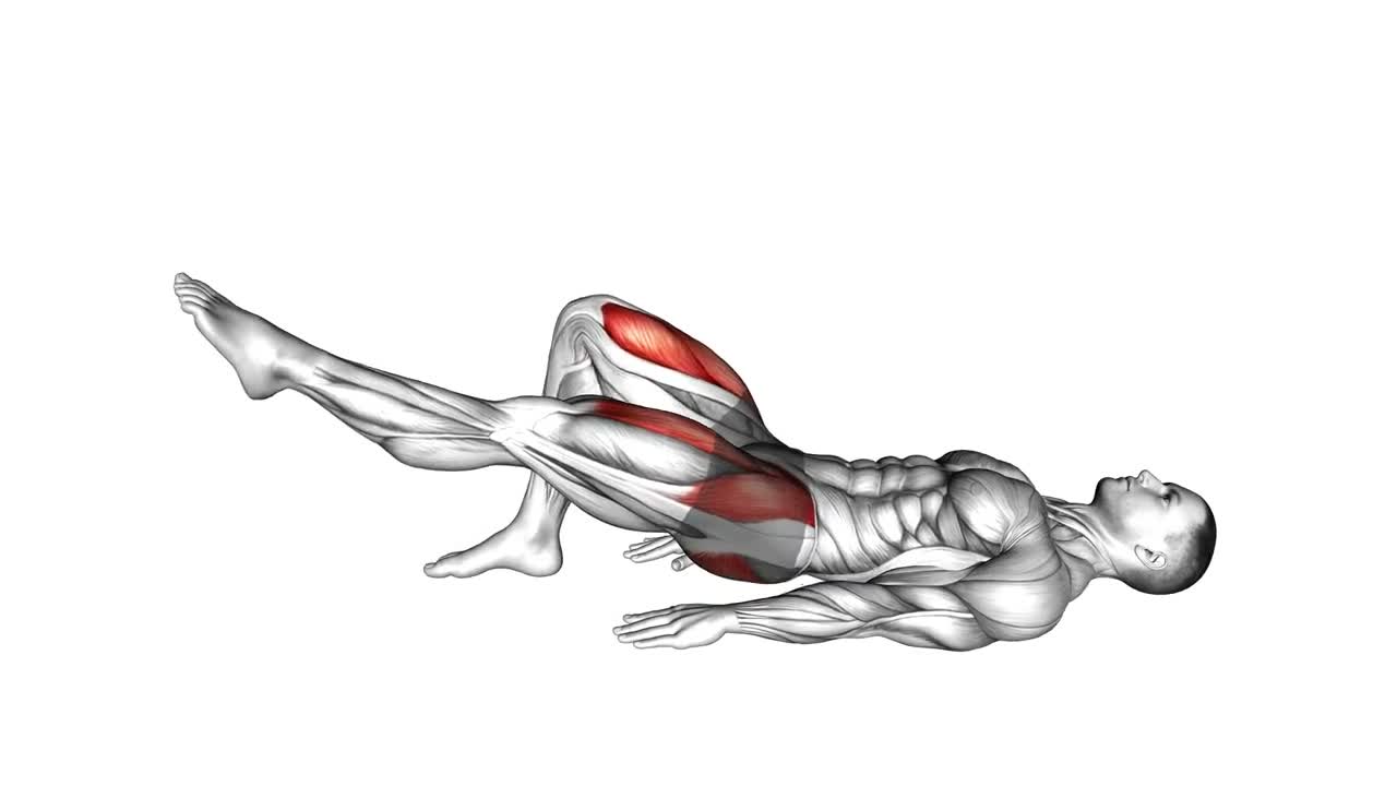 Single Leg Glute Bridge form demonstration