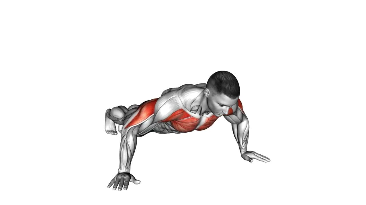 Wide Grip Push Up form demonstration